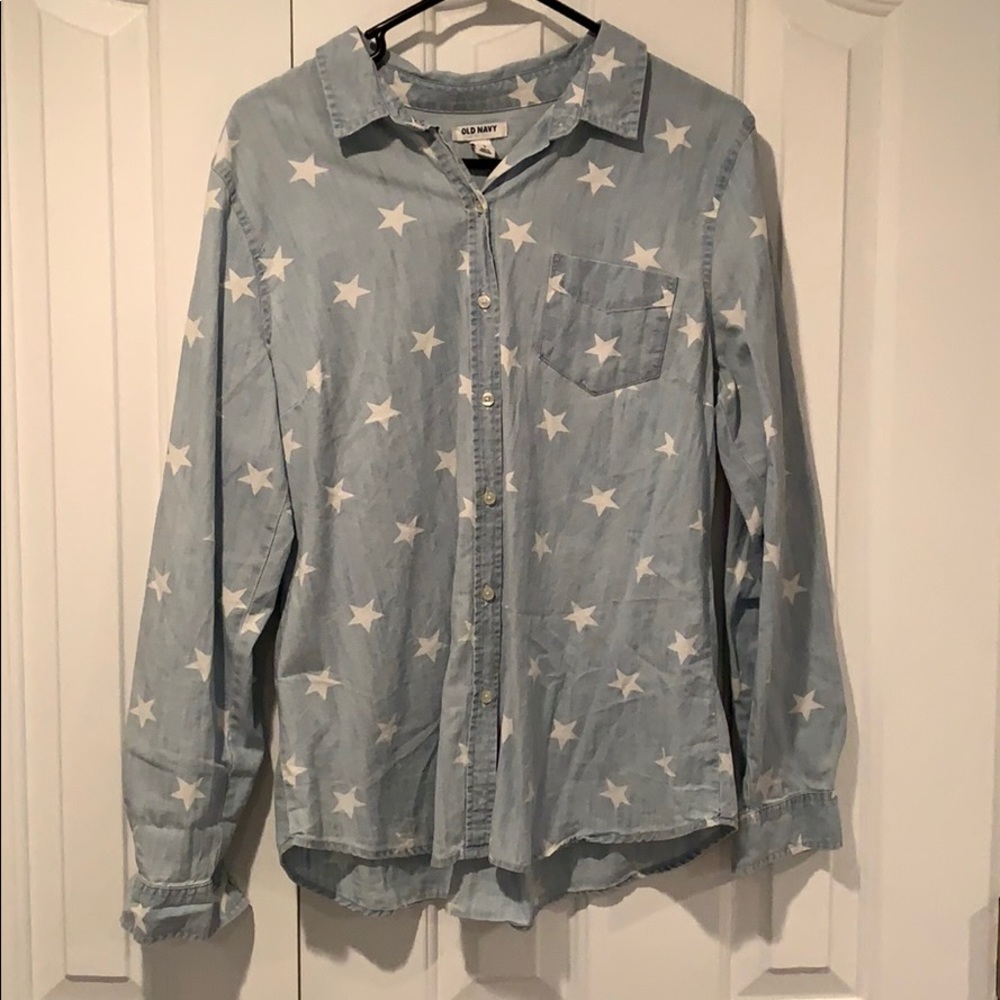 Denim Button Down - image 1